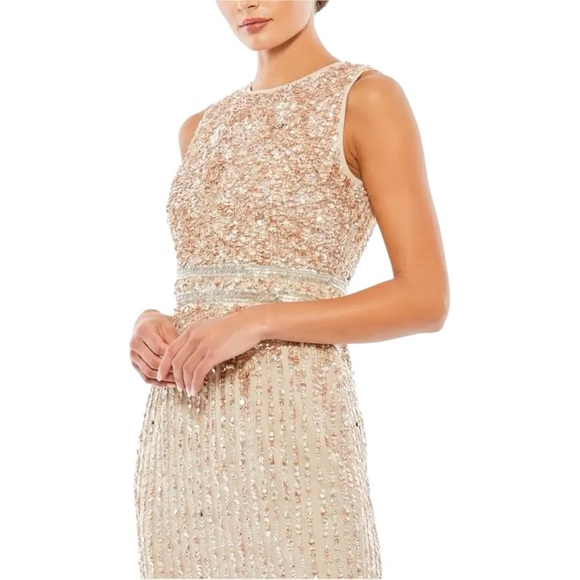MAC DUGGAL COCKTAIL DRESS, Heavily Beaded, NWT, Size 4, 93764 - Picture 1 of 10